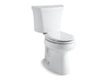 KOHLER K-5298-TR-0 Highline Comfort Height Two-piece elongated 1.0 gpf chair height toilet with right-hand trip lever and tank cover locks