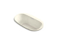 KOHLER K-5716-GHVB-96 Underscore 65-1/2" X 35-3/4" Drop-In Vibracoustic Bath With Heated Bubblemassage In Biscuit