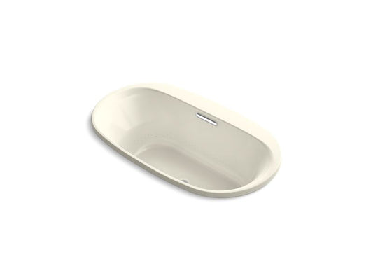 KOHLER K-5716-GHVB-96 Underscore 65-1/2" X 35-3/4" Drop-In Vibracoustic Bath With Heated Bubblemassage In Biscuit