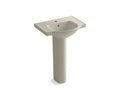 KOHLER Veer K-5266-1-G9 Sandbar 21" rectangular pedestal bathroom sink