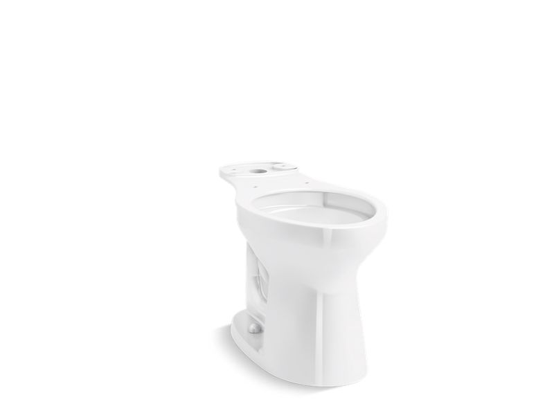 KOHLER K-31588-0 White Cimarron Elongated chair height toilet bowl