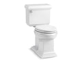 KOHLER K-6999-0 Memoirs Classic Two-Piece Elongated Toilet With Concealed Trapway, 1.28 Gpf In White