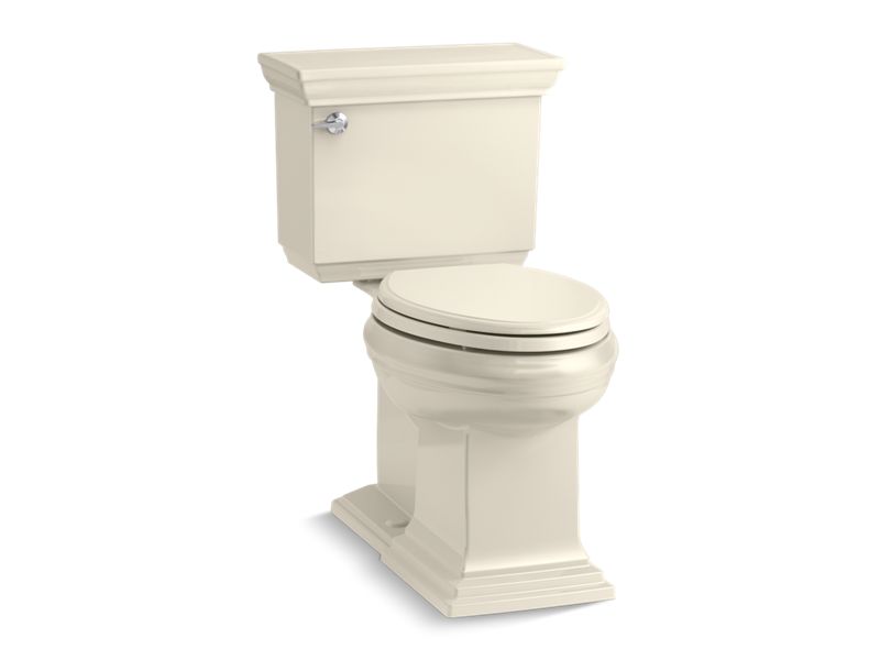 KOHLER K-6669-47 Memoirs Stately Comfort Height Two-piece elongated 1.28 gpf chair height toilet