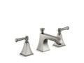 KOHLER K-454-4S-BN Memoirs Stately Widespread bathroom sink faucet with lever handles