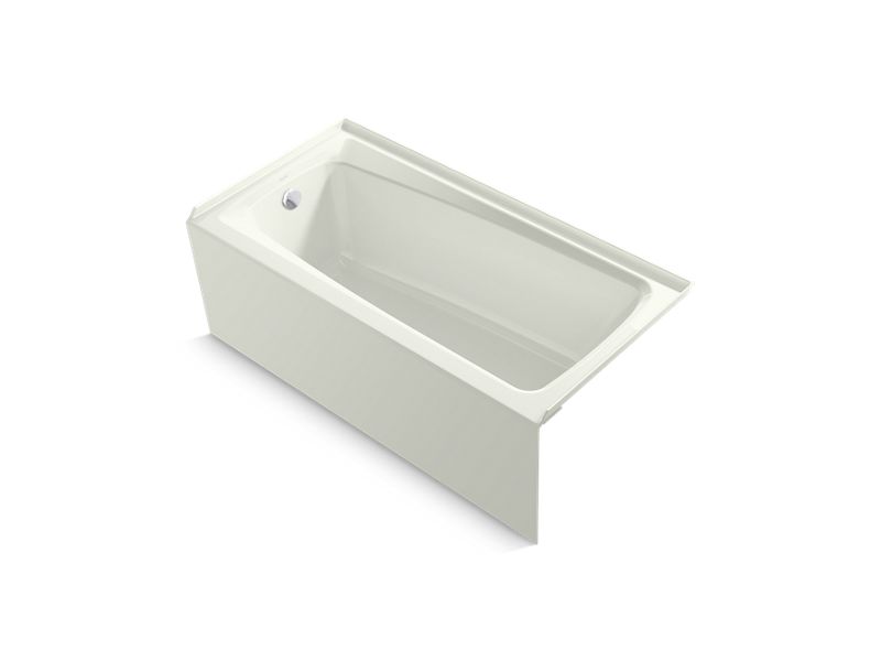 KOHLER K-26070-LA-NY Dune Irvine 60" x 30" alcove bath, left drain