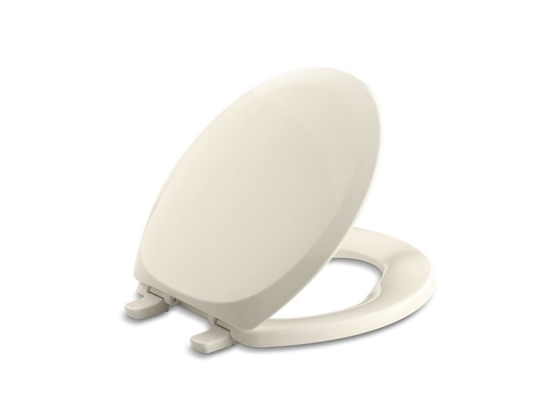 KOHLER K-4663-47 French Curve Quick-Release round-front toilet seat