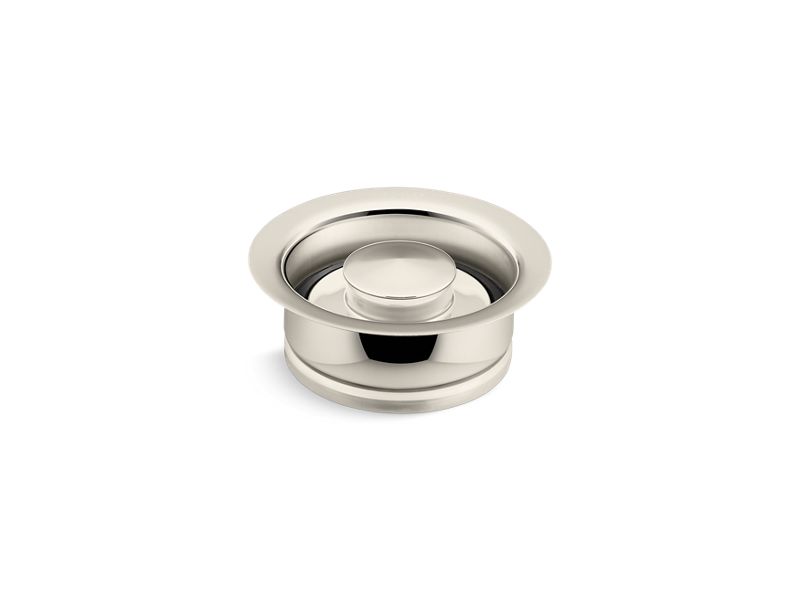 KOHLER K-11352-SN Vibrant Polished Nickel Disposal flange with stopper