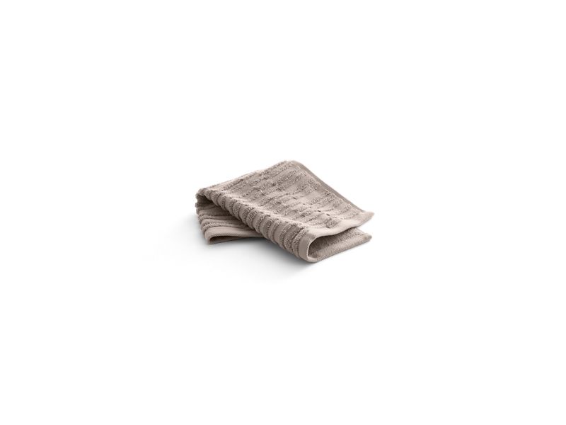 KOHLER K-31509-TA-TRF Turkish Bath Linens washcloth with Tatami weave, 13" x 13"