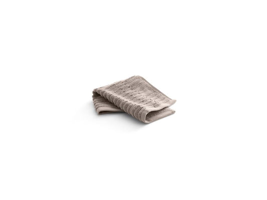 KOHLER K-31509-TA-TRF Turkish Bath Linens washcloth with Tatami weave, 13" x 13"