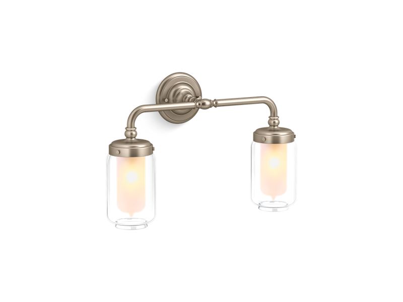 KOHLER K-72582-BV Artifacts Two-light sconce