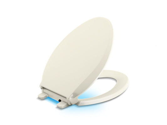 KOHLER K-75796-96 Cachet Nightlight Quiet-Close Elongated toilet seat