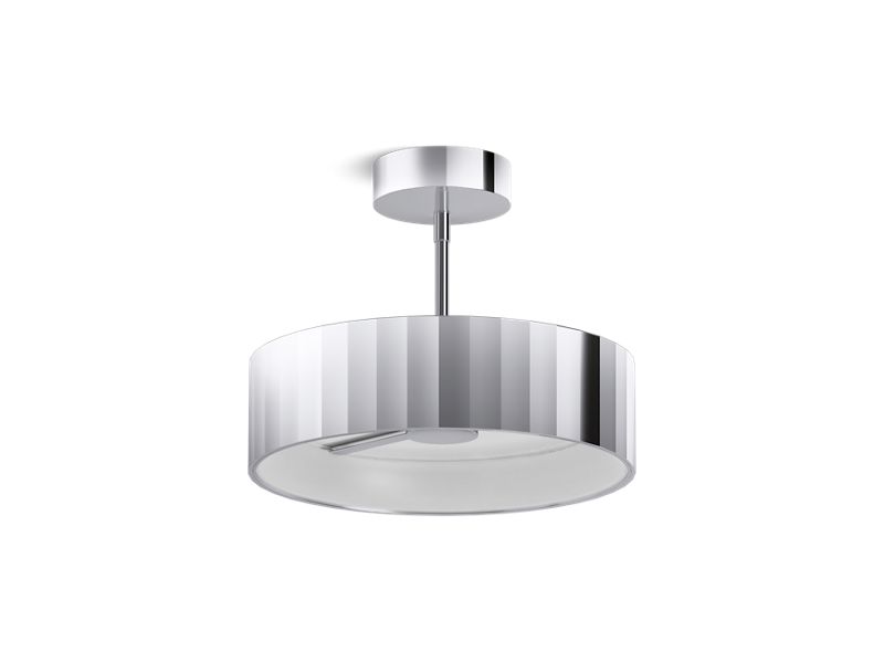 KOHLER K-22521-SFLED-CPL Simpalo 14" Led Semi-Flush In Polished Chrome