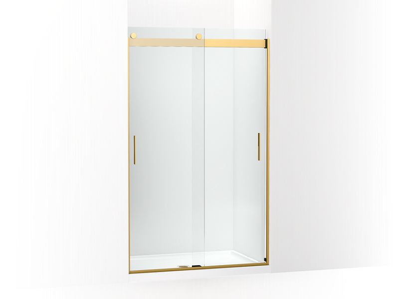 KOHLER K-706375-L-2MB Levity Sliding shower door, 78" H x 44-5/8 - 47-5/8" W, with 5/16" thick Crystal Clear glass