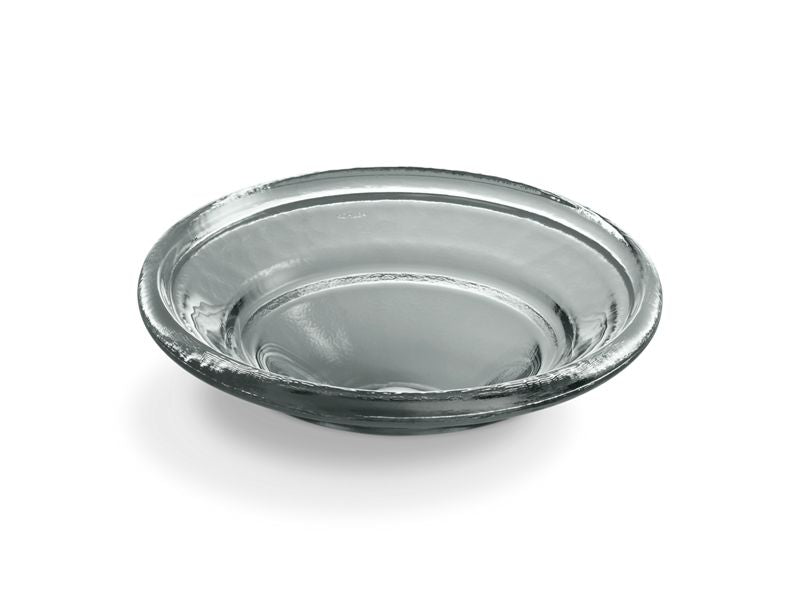 KOHLER K-2276-TG8 Spun Glass 17-1/2" Round Drop-In Vessel Bathroom Sink, No Overflow In Translucent Stone