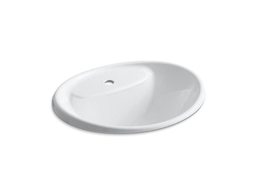 KOHLER K-2839-1-0 Tides Drop-in sink with single faucet hole