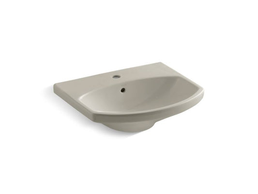 KOHLER K-2363-1-G9 Cimarron Bathroom sink with single-hole faucet hole