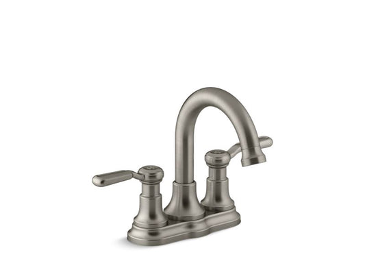 KOHLER K-R76256-4D-BN Worth Centerset bathroom sink faucet, 1.2 gpm In Vibrant Brushed Nickel