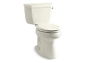 KOHLER K-3713-RA-96 Highline Classic Two-Piece Elongated Toilet, 1.28 Gpf In Biscuit