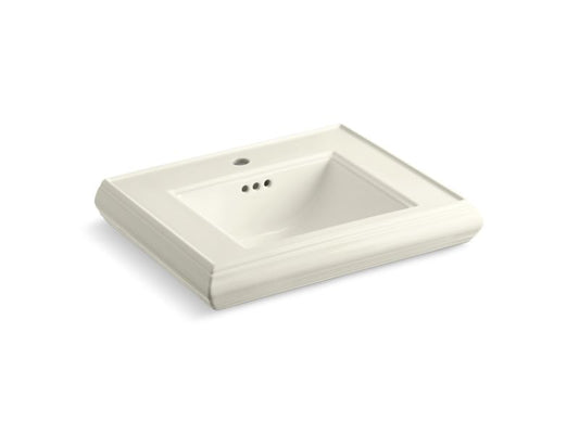 KOHLER K-2239-1-96 Biscuit Memoirs Pedestal/console table bathroom sink basin with single faucet-hole drilling