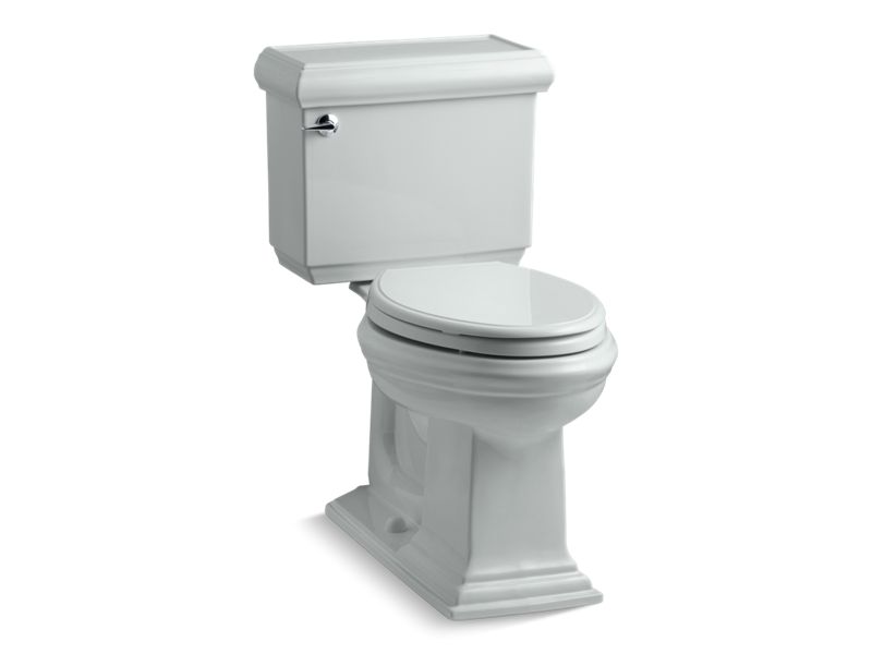 KOHLER K-3818-95 Memoirs Classic Two-Piece Elongated Toilet, 1.6 Gpf In Ice Grey