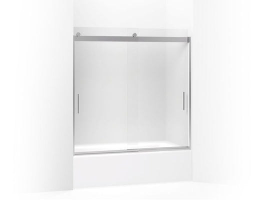 KOHLER K-706001-D3-SH Levity Sliding bath door, 59-3/4" H x 54 - 57" W, with 1/4" thick Frosted glass