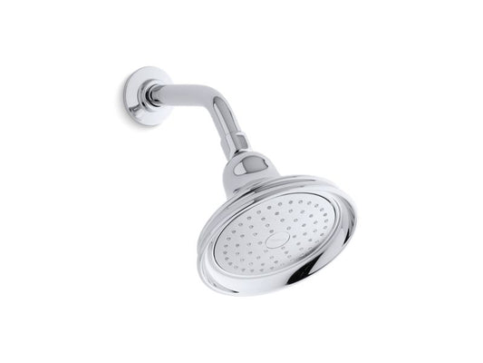 KOHLER K-10590-AK-CP Polished Chrome Bancroft 2.5 gpm single-function showerhead with Katalyst air-induction technology