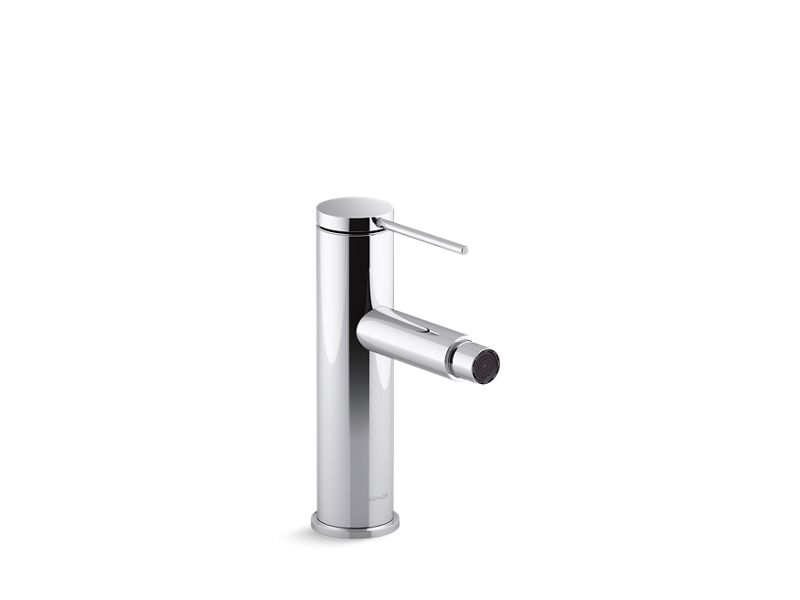 KOHLER Components K-77982-4A-CP Polished Chrome Single-handle bidet faucet with Pin handle