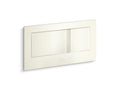 KOHLER K-6298-96 Veil Flush actuator plate for 2"x6" in-wall tank and carrier system