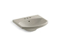 KOHLER K-2363-4-G9 Cimarron Bathroom sink with 4" centerset faucet holes