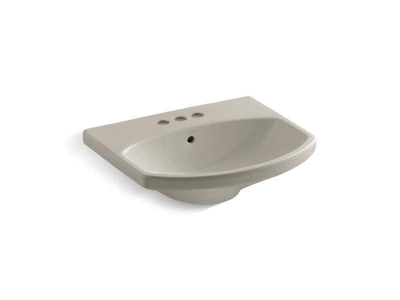 KOHLER K-2363-4-G9 Cimarron Bathroom sink with 4" centerset faucet holes