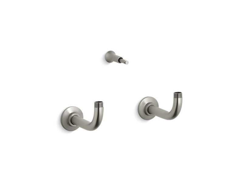 KOHLER Antique K-101-BN Vibrant Brushed Nickel Wall-mount adapter kit