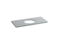 KOHLER K-5424-S36 Solid/Expressions 49" vanity-top with single Verticyl oval cutout