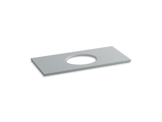KOHLER K-5424-S36 Solid/Expressions 49" vanity-top with single Verticyl oval cutout