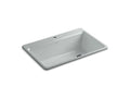KOHLER K-5871-1A2-95 Riverby 33" Top-Mount Single-Bowl Workstation Kitchen Sink In Ice Grey