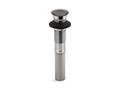 KOHLER K-7124-TT Clicker Drain Without Overflow In Vibrant Titanium