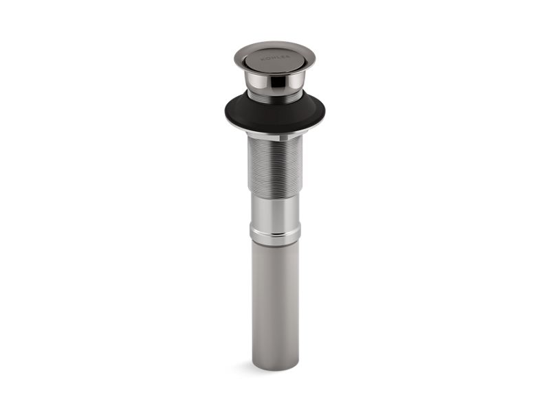 KOHLER K-7124-TT Clicker Drain Without Overflow In Vibrant Titanium