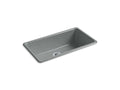 KOHLER K-5707-FT Iron/Tones 33" x 18-3/4" x 9-5/8" Top-mount/undermount single-bowl kitchen sink