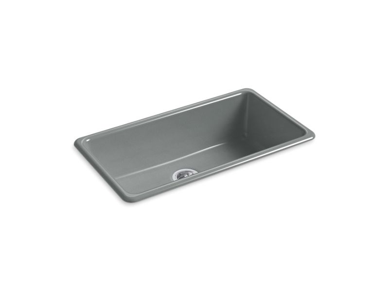 KOHLER K-5707-FT Iron/Tones 33" x 18-3/4" x 9-5/8" Top-mount/undermount single-bowl kitchen sink