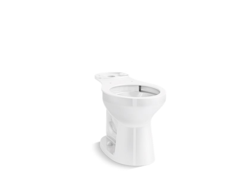 KOHLER K-31589-0 White Cimarron Round-front chair-height toilet bowl