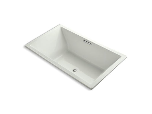 KOHLER K-1174-GH-NY Dune Underscore 72" x 42" Heated BubbleMassage air bath with center drain