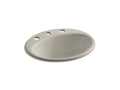 KOHLER K-2905-8-G9 Farmington Drop-in bathroom sink with 8" widespread faucet holes