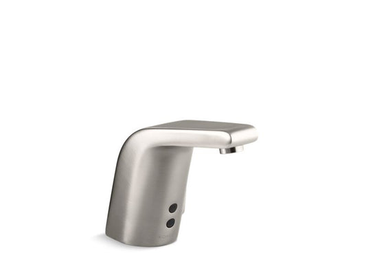 KOHLER K-7515-VS Vibrant Stainless Sculpted Touchless faucet with Insight technology and temperature mixer, Hybrid-powered