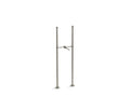 KOHLER Antique K-128-BN Vibrant Brushed Nickel Riser tubes and cross connection, 29-5/8" long