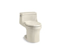KOHLER K-4007-47 San Souci One-piece round-front 1.28 gpf toilet with slow close seat