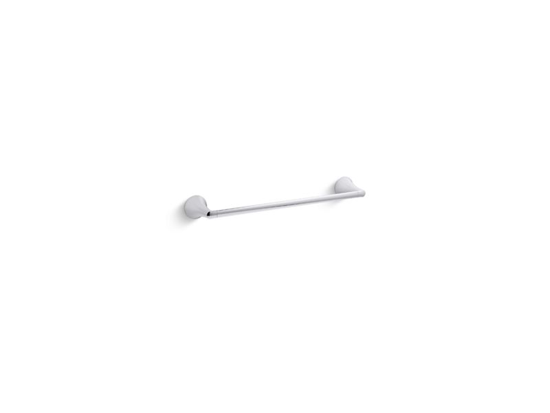 KOHLER K-R23531-CP Lilyfield 18" towel bar In Polished Chrome