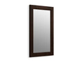 KOHLER K-99665-1WB Damask Framed Mirror In Claret Suede