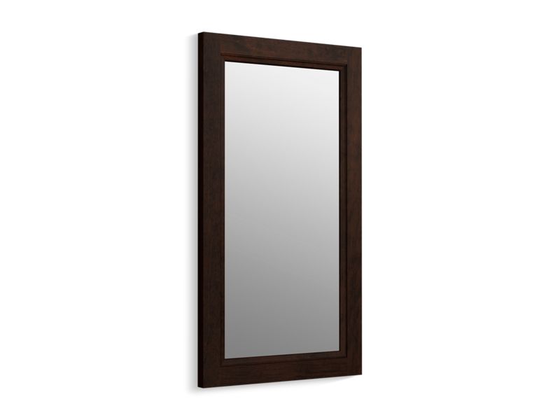 KOHLER K-99665-1WB Damask Framed Mirror In Claret Suede