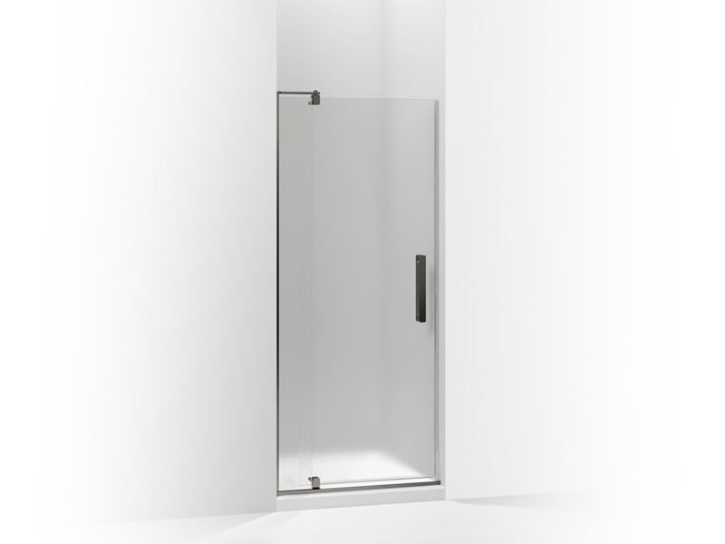 KOHLER K-707501-D3-ABZ Anodized Dark Bronze Revel Pivot shower door, 70" H x 27-5/16 - 31-1/8" W, with 5/16" thick Frosted glass