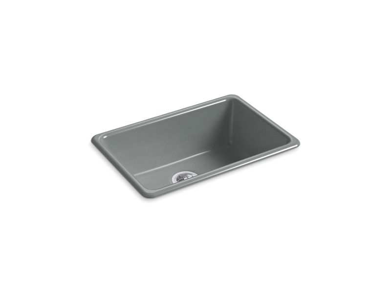 KOHLER K-5708-FT Iron/Tones 27" x 18-3/4" x 9-5/8" Top-mount/undermount single-bowl kitchen sink