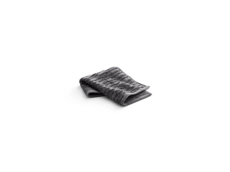 KOHLER K-31509-TA-58 Turkish Bath Linens washcloth with Tatami weave, 13" x 13"